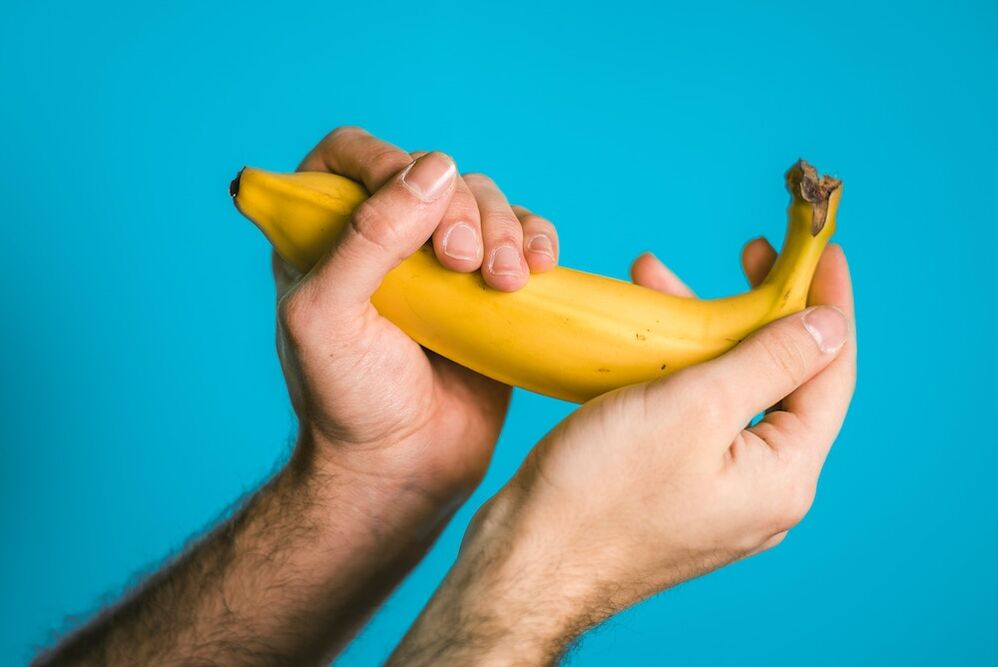 Exercise to enlarge the penis of a banana example