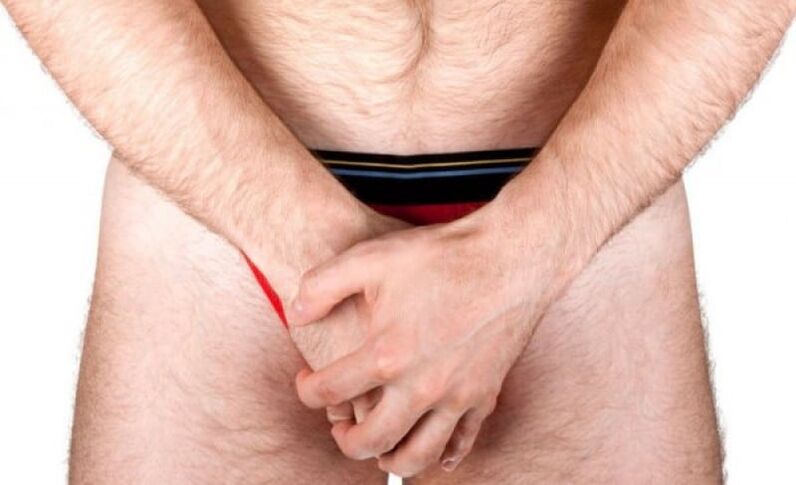 a man doing penis massage to increase thickness